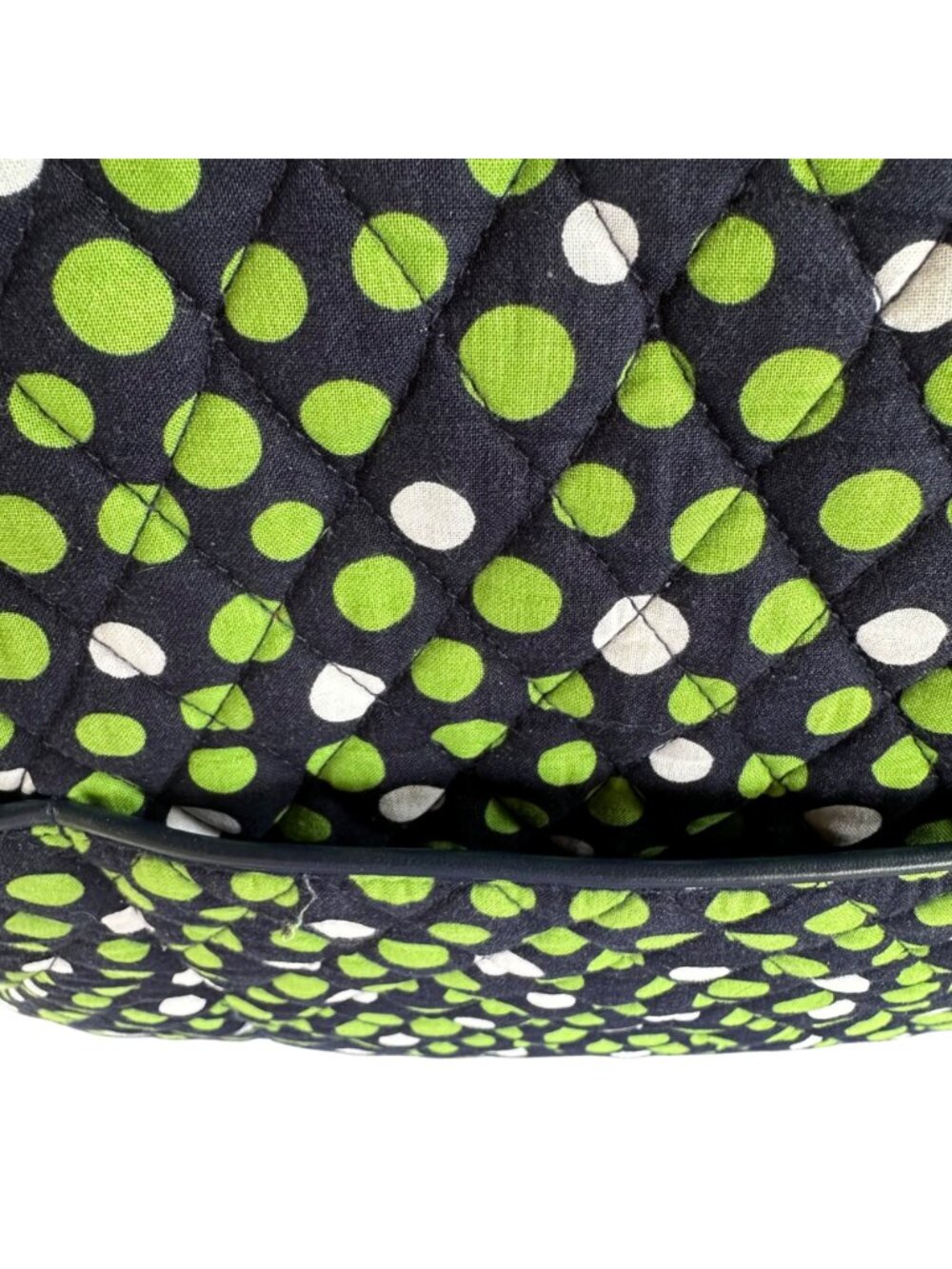Vera Bradley Quilted Carryall Travel Bag in the "Lucky Dots" Limited Edition - Picture 8 of 16